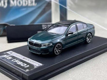 Load image into Gallery viewer, MJ 1:64 Green M5 F90 Luxury Sedan Sports Model Diecast Metal Car New Collection