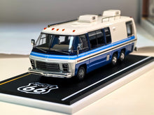 Load image into Gallery viewer, MK 1:64 Blue APA GMC Motor Home Road Trip RV Van Model Diecast Resin Car New Collection