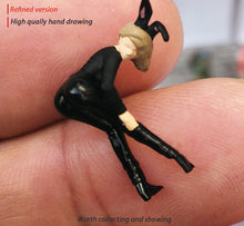 Load image into Gallery viewer, 1:64 Painted Figure Mini Model Miniature Resin Diorama Rabbit Bunny Sexy Girl