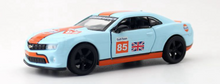 Load image into Gallery viewer, CCA 1:43 2013 Camaro SS Gulf Muscle Racing Sports Model Toy Diecast Metal Car