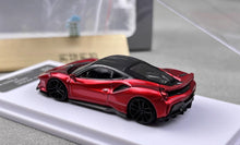 Load image into Gallery viewer, DCM 1:64 Red Carbon Top Novitec 488 Pista Sports Model Diecast Metal Car New