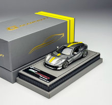 Load image into Gallery viewer, 1:64 GLAMCRAFT Gray 812C Sports Open Model Diecast Metal Car New Collection