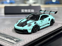 Load image into Gallery viewer, HH 1:64 Light Blue 992.1 GT3 RS Sports Model Diecast Resin Car New Collection