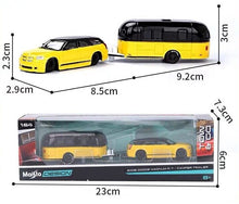 Load image into Gallery viewer, Maisto 1:64 2006 Magnum R/T Camper Traveler Trailer Tow & Go Model Metal Car