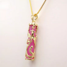 Load image into Gallery viewer, Nature Jade Phoenix Pendant Necklace Gift Jewelry charm Blessing Lucky Fortune i