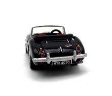Load image into Gallery viewer, 1:76 Black 1959 Austin Healey 3000 Convertible Model Diecast Metal Car New Collection