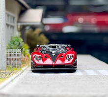 Load image into Gallery viewer, LCD 1:64 Red Carbon Zonda HP Convertible Sports Model Diecast Metal Car New Collection