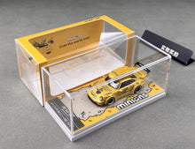 Load image into Gallery viewer, ZJWJ 1:64 Yellow RWB 964 Roof Box Sports Model Diecast Metal Car New Collection