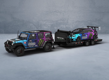 Load image into Gallery viewer, TM 1:64 Rubicon Civic Type R FD2 Flatbed Trailer Model Diecast Metal Car New Collection