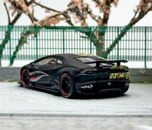 Load image into Gallery viewer, JEC 1:64 Black Huracan LP610 LBWK Racing Sports Model Diecast Metal Car New Collection