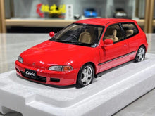 Load image into Gallery viewer, LCD 1:18 Red JDM Civic EG6 SIR Hatchback Sports Model Diecast Metal Car New