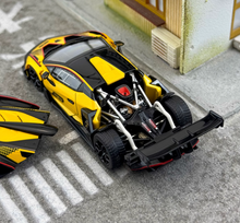 Load image into Gallery viewer, HH 1:64 Yellow Essenza SCV12 Racing Sports Model Diecast Metal Car New Collection