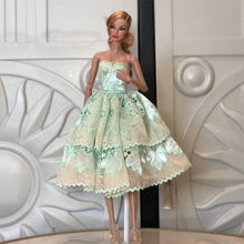 Load image into Gallery viewer, Barbie Doll Clothes 11.5" Girl Party Wear Fashion Outfits Wedding Short Dress Gowns