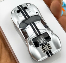 Load image into Gallery viewer, MY64 1:64 Silver GT GT40 MK1 Racing Sports Model Diecast Resin Car New Collection