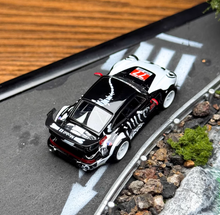 Load image into Gallery viewer, MC 1:64 Black RWB 964 Racer Figure #77 Sports Model Diecast Metal Car New Collection