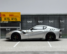 Load image into Gallery viewer, LT 1:64 Silver F12 TDF V12 Super Racing Sports Model Diecast Metal Car New Collection
