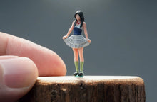 Load image into Gallery viewer, 1:64 Painted Figure Model Miniature Resin Diorama Toy Sand Mini Skirt Girl Cute
