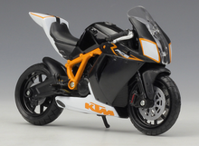 Load image into Gallery viewer, Bburago 1:18 Black 1190 RC8 R KTM Sports Model Diecast Metal Motorcycle New