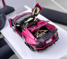 Load image into Gallery viewer, RM 1:64 Purple Aventador LP700-4 LBWK Sports Model Diecast Metal Car New Collection