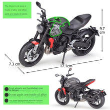 Load image into Gallery viewer, WELLY 1:12 2021 Trident 660 Sports Racing Model Diecast Metal Motorcycle