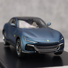 Load image into Gallery viewer, Funny 1:64 Matte Blue F Purosangue SUV Luxury Sports Model Diecast Metal Car