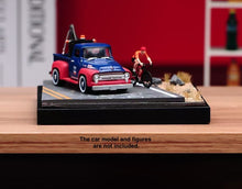 Load image into Gallery viewer, 1:64 Painted Car Model Base Miniature Diorama Sand Road Highway Scenario Rock