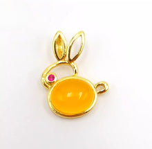 Load image into Gallery viewer, Nature Jade Cute Rabbie Pendant Necklace Gift Jewelry charm Blessing Lucky b