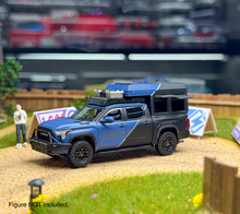 Load image into Gallery viewer, CM 1:64 Blue Tundra Overland Camper Pickup Sports Model Diecast Metal Car New Collection