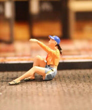 Load image into Gallery viewer, 1:64 Painted Figure Mini Model Miniature Diorama Sand Street Boy Man Girl Lady Collection