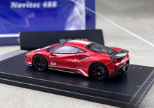 Load image into Gallery viewer, SH 1:64 Red 488 Pista Novitec #51 Sports Model Diecast Metal Car New Collection