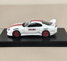 Load image into Gallery viewer, MC 1:64 White JDM Supra JZA80 Racing Sports Model Diecast Metal Car New Collection