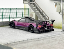 Load image into Gallery viewer, CM 1:64 Purple Zonda Revolucion REV Racing Sports Model Diecast Metal Car New Collection