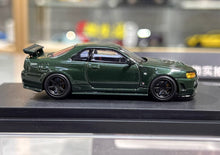 Load image into Gallery viewer, MH 1:64 Green Skyline GTR R34 NISMO CRS VER Sports Model Diecast Metal Car New Collection