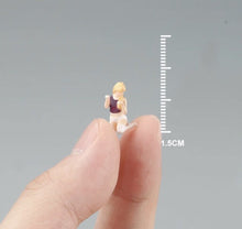 Load image into Gallery viewer, 1:64 Painted Figure Mini Model Toy Miniature Car Scenes Resin Cat Woman Hot Lady