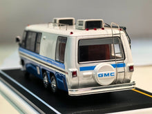 Load image into Gallery viewer, MK 1:64 Blue APA GMC Motor Home Road Trip RV Van Model Diecast Resin Car New Collection