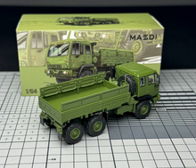 Load image into Gallery viewer, Masdi 1:64 Green Military FMTV 6x6 Truck Model Diecast Metal Car New Collection