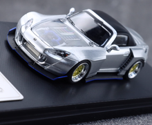Load image into Gallery viewer, RM 1:64 Silver S2000 Convertible Widebody Sports Model Diecast Metal Car New Collection