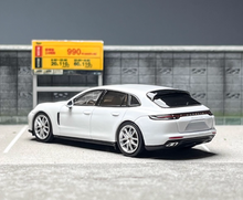 Load image into Gallery viewer, 1:64 Furuya White Panamera Turbo Turismo Sports Model Diecast Metal Car BN