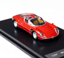 Load image into Gallery viewer, TPC 1:64 Red Tipo33 Stradale Sports Model Diecast Metal Car New Collection