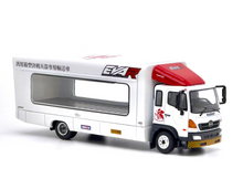 Load image into Gallery viewer, UM 1:64 White 500 HINO EVA Ranger Transporter Truck Model Diecast Metal Car