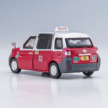 Load image into Gallery viewer, TINY 1:76 Red Hongkong Taxi Comfort Hatchback Toyota Hybrid Model Toy Metal Car BN