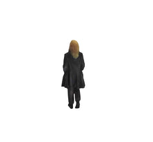 Load image into Gallery viewer, 1:64 Painted Figure Mini Model Miniature Resin Diorama Woman Cool Black Coat