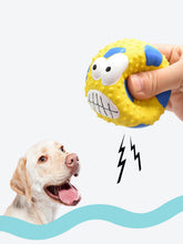 Load image into Gallery viewer, 3PCs Set Dog Squeaky Toys Chew Puppy Rubber Ball Durable Pet Breeds Play Fetch