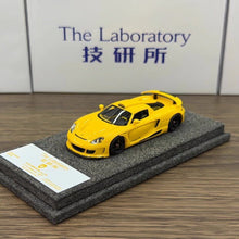 Load image into Gallery viewer, 1:64 Laboratory Yellow Gemballa Mirage GT Sports Model Diecast Resin Car New Collection