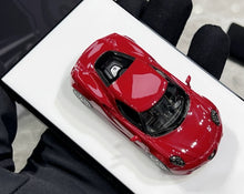 Load image into Gallery viewer, 1:64 CL Red Romeo 4C Coupe Sports Model Diecast Resin Car New Collection