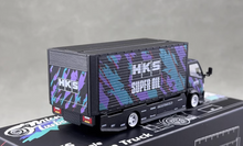 Load image into Gallery viewer, MT 1:64 Black HKS H300 Tow Box Truck Custom Model Diecast Metal Car New Collection