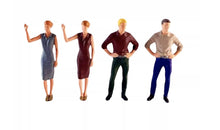 Load image into Gallery viewer, 1:64 Painted Figure Mini Model Miniature Resin Diorama Sand Couple Man Lady Toy New