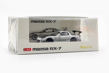 Load image into Gallery viewer, Master 1:64 White Carbon JDM RX-7 FD3S RE Sports Model Diecast Metal Car New Collection