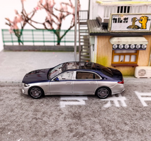 Load image into Gallery viewer, ARBox 1:64 Silver Blue S680 Maybach Luxury Model Diecast Metal Car New