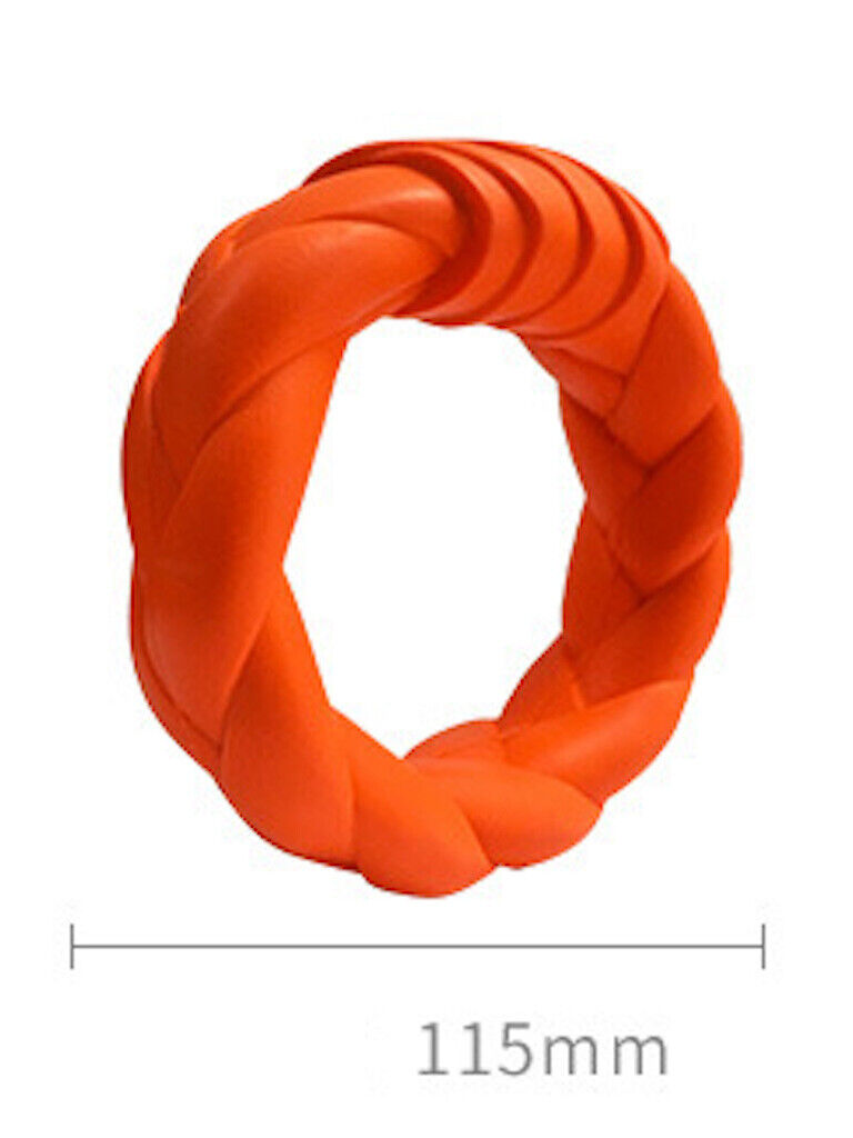 Dog Pet Toy Chew Rubber Ring Pet Play Fetch Aggressive chewers Durable Non-toxic